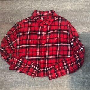 Red Plaid Women’s  Shirt